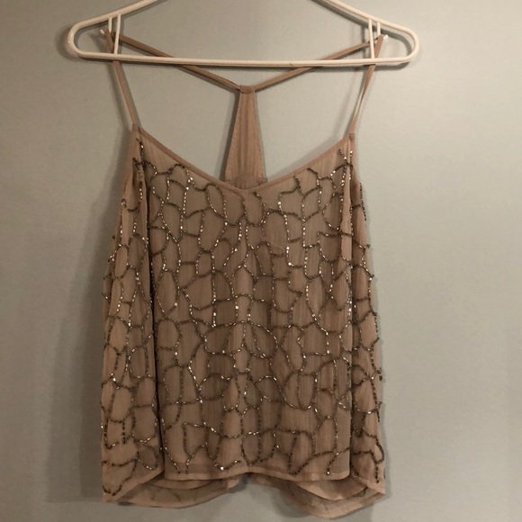 TOPSHOP beaded tank top - Picture 1 of 4